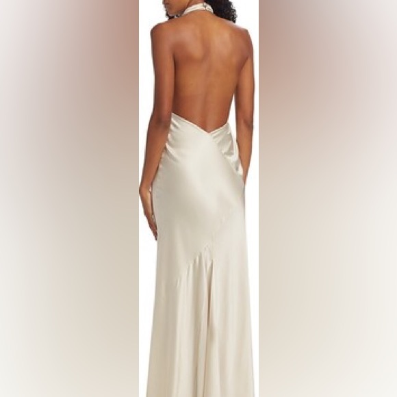 NWT: Amanda Uprichard Rainier Dress Chalk (off white) - Picture 2 of 2